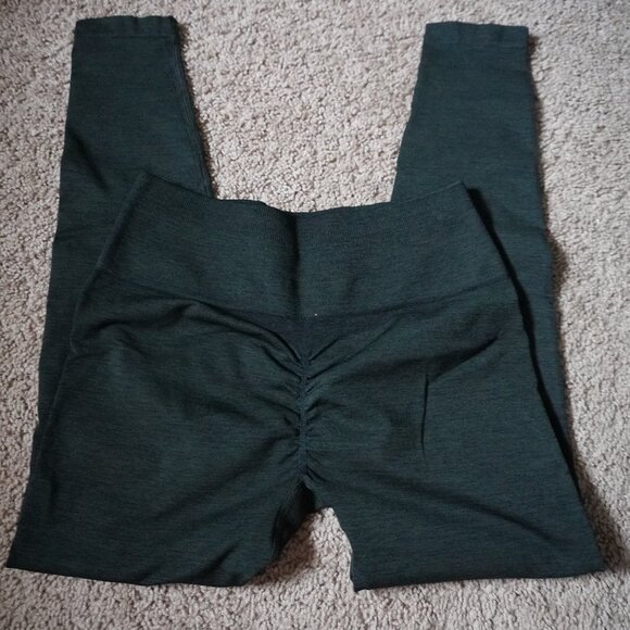 VOYJOY Green Seamless Leggings - S - Picture 1 of 3